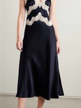 ISO DOEN OBELIA DRESS IN NAVY DO NOT BUT